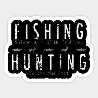 Fishing Hunting Shirt Hunter Sticker